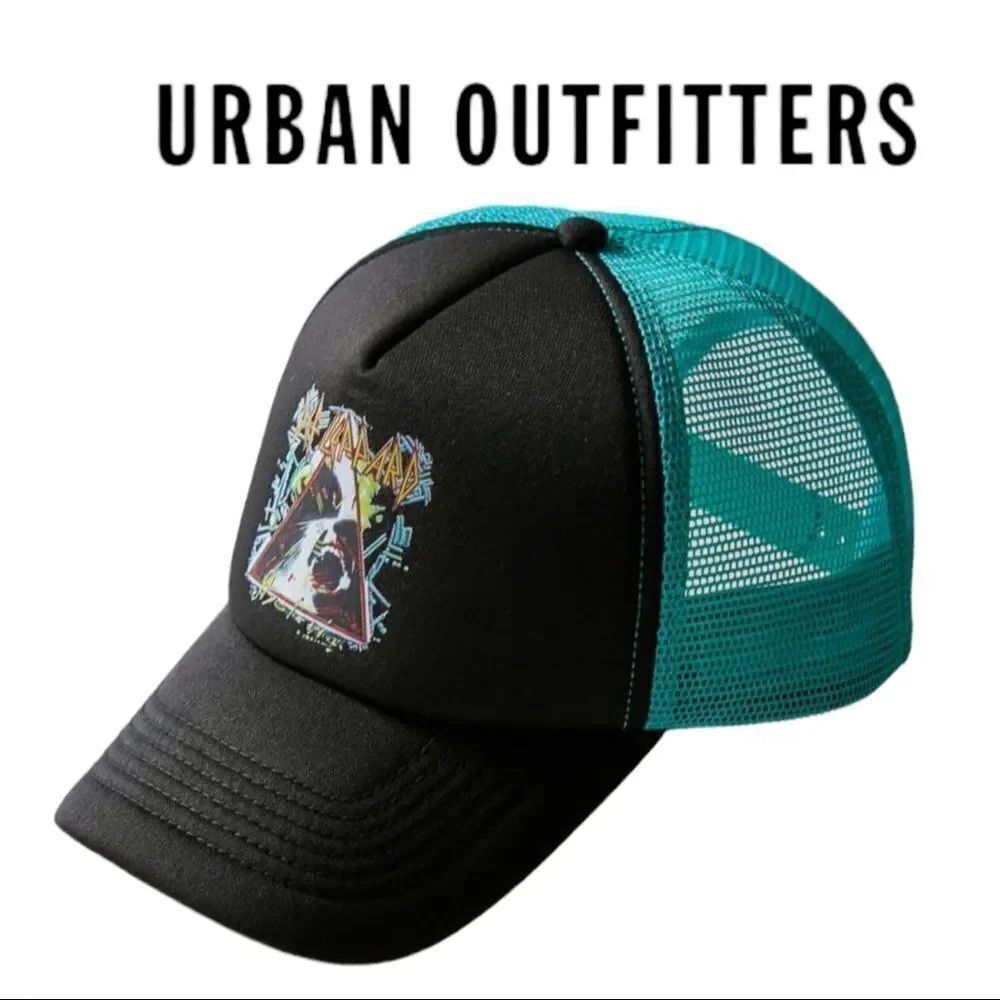 NEW Def Leppard Bank Urban Outfitters UO Trucker Cap Hat